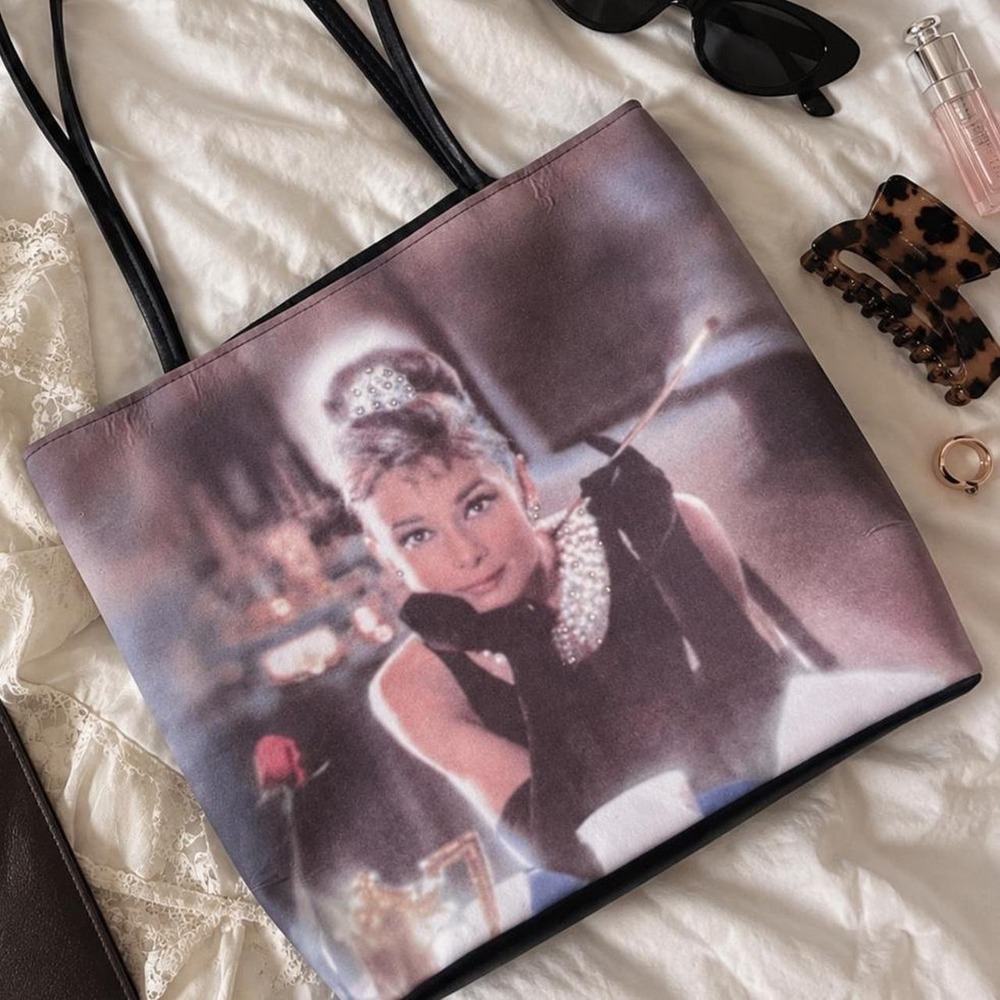 audrey hepburn purse vintage y2k rhinestone detail audrey purse
